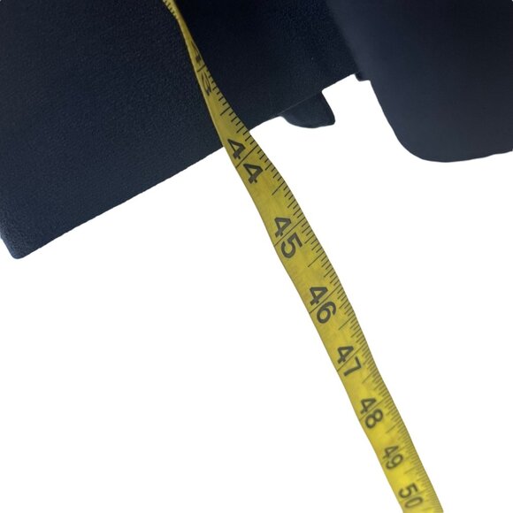 Dress the Population Anita Navy Plunging V Neck Sleeveless Midi Sheath Dress XS - Picture 9 of 12